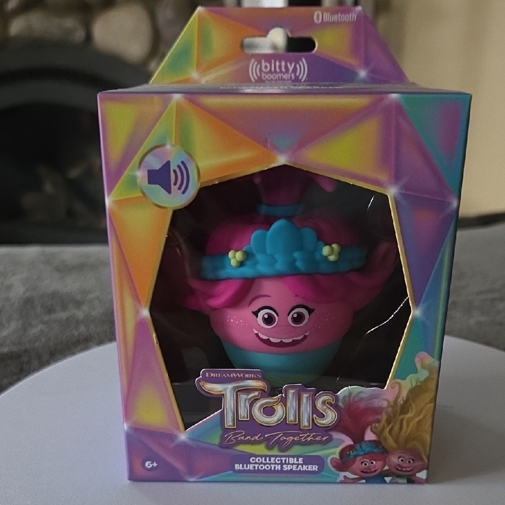 Trolls Bluetooth Speaker - Pink and Blue